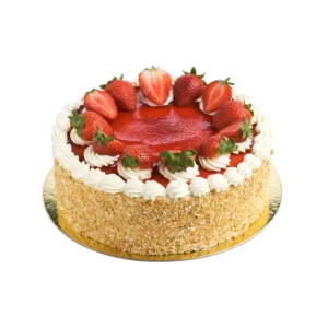 Pastel de Fresas con Crema